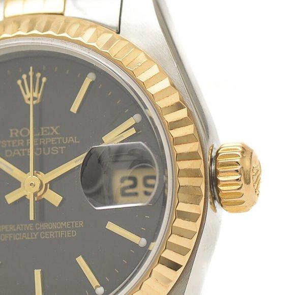 Rolex Datejust 79173 Ladies Watch, Two-tone, Black Dial, K Series - Picture 3 of 9